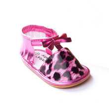 El comercio exterior Rose Leopard Spring Rubber Soled Baby Soft Bottom Sandalias